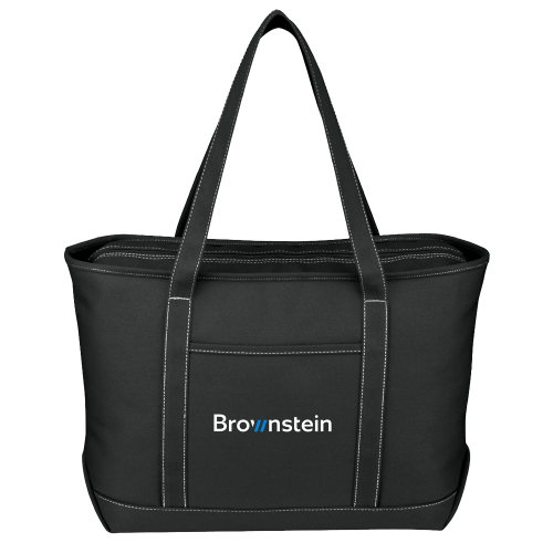 Large Cotton Canvas Yacht Tote Bag